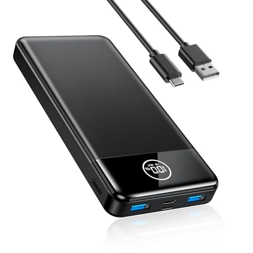 OHOVIV Power Bank, 26800mAh Schnellladung PD22.5W Tragbares Ladegerät, PD3.0 QC4.0 USB-C/USB-A Ausgang Powerbank Triple 3A Telefon Akku Pack für iPhone 16 15 14 13 Plus Pro Mini Samsung Xiaomi OHOVIV Power Bank, 26800mAh Schnellladung PD22.5W Tragbares Ladegerät, PD3.0 QC4.0 USB-C/USB-A Ausgang Powerbank Triple 3A Telefon Akku Pack für iPhone 16 15 14 13 Plus Pro Mini Samsung Xiaomi von OHOVIV