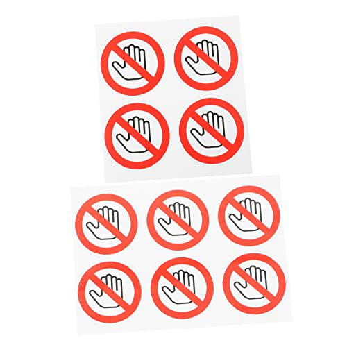 OHPHCALL 10Stücke Sicherheitswarnschild Aufkleber nicht Berühren Selbstklebende Vinyl für Fabriken Baustellen und Gefährliche Maschinen zur Unfallvermeidung OHPHCALL 10Stücke Sicherheitswarnschild Aufkleber nicht Berühren Selbstklebende Vinyl für Fabriken Baustellen und Gefährliche Maschinen zur Unfallvermeidung von OHPHCALL