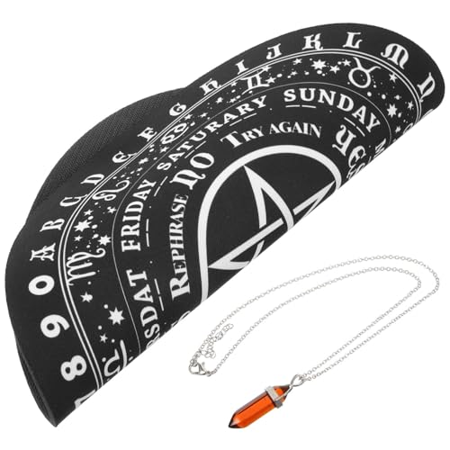 OHPHCALL 1Satz Rubber Pendulum Board für Weissagungen Dekoratives Divinationstisch Mittelstück mit Leicht und Tragbar für Zuhause Büro und Langlebiges OHPHCALL 1Satz Rubber Pendulum Board für Weissagungen Dekoratives Divinationstisch Mittelstück mit Leicht und Tragbar für Zuhause Büro und Langlebiges von OHPHCALL