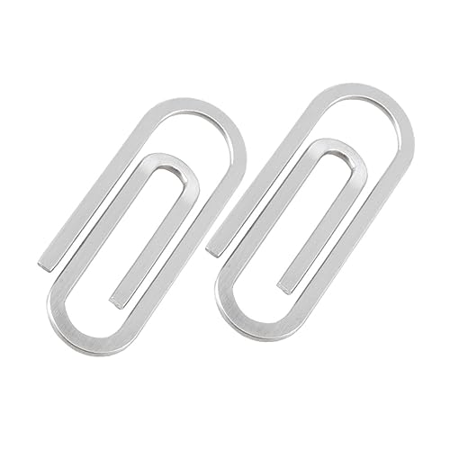 OHPHCALL 2Stücke Geldklammern Papierclips für Geldscheine und Dokumente Kreative Mehrzweck Papierhalter für Schule Büro und Zuhause Silber OHPHCALL 2Stücke Geldklammern Papierclips für Geldscheine und Dokumente Kreative Mehrzweck Papierhalter für Schule Büro und Zuhause Silber von OHPHCALL