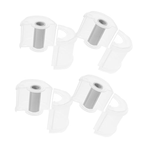 OHPHCALL 4Stücke Bandspender mit Bandschneider Aufbewahrungsbox für Washi Tape Transparentes Design für Büro und Haushalt Platzsparend und Langlebig von OHPHCALL