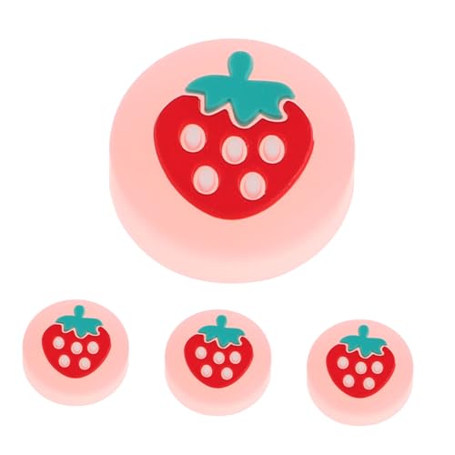 OHPHCALL 4pcs Niedliche Daumengriffe Für Switch Controller Luminous Fruit Design Joystick Caps Silicon -Taste Für Spielzubehör von OHPHCALL