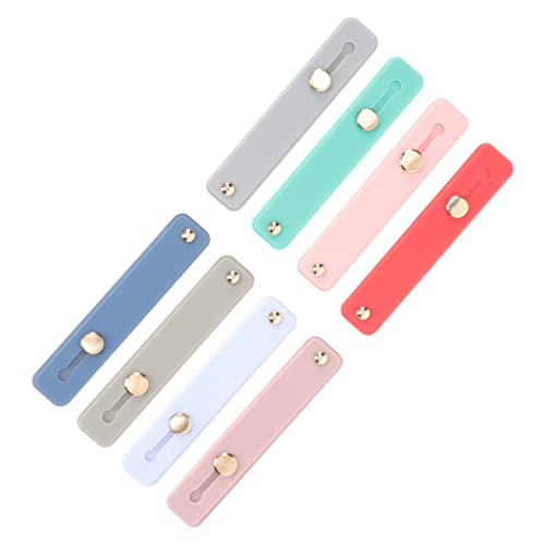 OHPHCALL 8Stücke Teiliges Silikon Handy Fingerhalter Teleskopischer Fingerring Halter für Smartphones Ergonomischer Telefon für Sicheres Halten Bequeme Nutzung OHPHCALL 8Stücke Teiliges Silikon Handy Fingerhalter Teleskopischer Fingerring Halter für Smartphones Ergonomischer Telefon für Sicheres Halten Bequeme Nutzung von OHPHCALL