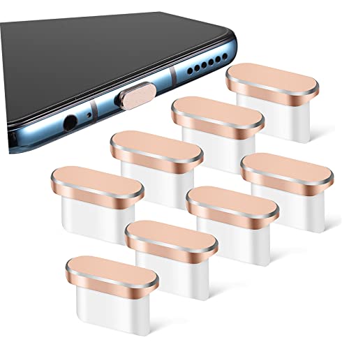 OHPHCALL 8Stücke Typ C Staubabdeckungen USB Ladeanschluss Schutzkappen für Typ C Staubdicht Präzise Passform Elegantes Design Kompatibel mit Verschiedenen Geräten von OHPHCALL