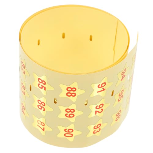 OHPHCALL 99pcs Weinglas Marker Weinverkostungsnummer Marker Partyzubehör Sternförmige Zahlenaufkleber Weinglas-identifikatoren Drink Marker (1-99 Nummern) von OHPHCALL