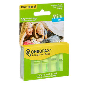 OHROPAX® OHROPAX Mini SOFT Ohrstöpsel 35 dB Schaumstoff, 10 St. von OHROPAX®
