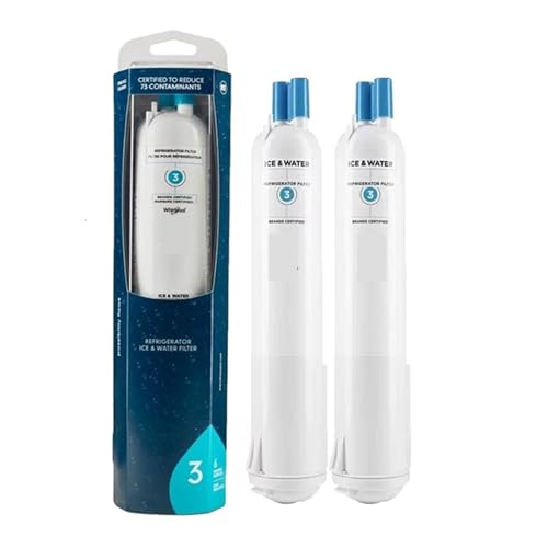 EDR3RXD1 Kühlschrank-Wasserfilter, Kompatibel Mit 4396841 4396710 Filter 3 P2RFWG2 9030 9083, Ersatz For Kühlschrank-Wasserfilter(2pcs) von OHSVNMHK