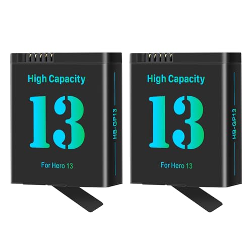 OHZHAO 2pack 2800mAh Ersatzakku für GoPro Hero 13, 2025 Upgraded High-Range Akku für Hero 13 Kameras OHZHAO 2pack 2800mAh Ersatzakku für GoPro Hero 13, 2025 Upgraded High-Range Akku für Hero 13 Kameras von OHZHAO