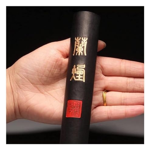 OJIJO Chinesischer Kalligraphie-Tintenstift, Tintenblock, traditioneller chinesischer Ölruß-Tintenstift for Pinselmalerei und Wassertinten-Kalligraphie von OJIJO