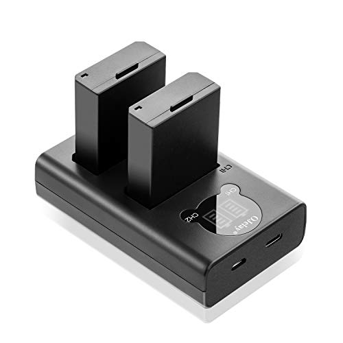 OJelay LP-E10 1020mAh Ersatzakku 2 Stück LP-E10 Kamera Akku und LCD Smart Dual Ladegerät für EOS 1100D,1200D,1300D,Kiss X50,X70,Rebel T3,T5,T6 OJelay LP-E10 1020mAh Ersatzakku 2 Stück LP-E10 Kamera Akku und LCD Smart Dual Ladegerät für EOS 1100D,1200D,1300D,Kiss X50,X70,Rebel T3,T5,T6 von OJelay