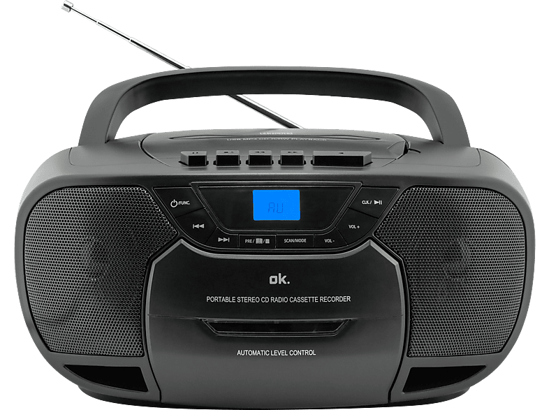 OK. ORC 540-B Tragbares Radio, Schwarz von OK.