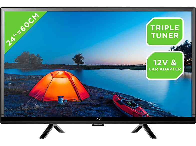 OK. OTV 24H-5023C 12V HD Ready (Flat, 24 Zoll / 60,0 cm, HD-ready) von OK.