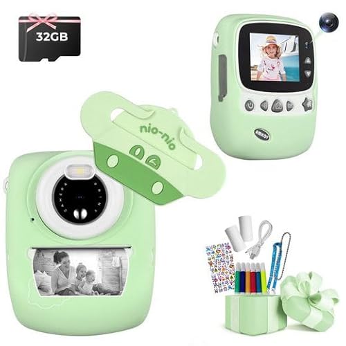 OKA gute Qualität PB01 Kinderkamera (30 MP, WLAN (Wi-Fi), HD 1080P Sofortbildkamera Selfie Digitalkamera) von OKA gute Qualität