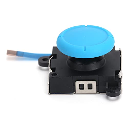 OKAT Joystick-Tastenmodul, verschleißfester, einfach zu installierender Thumb Stick Compact für Switch Joycon Controller(Blau) von OKAT