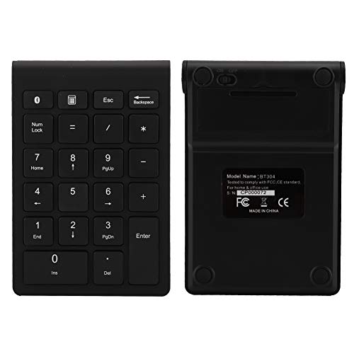 OKAT Tastatur, ergonomisches Design 3.0 Tragbare Zifferntastatur für PC Notebook für Laptop Desktop(Schwarz) von OKAT