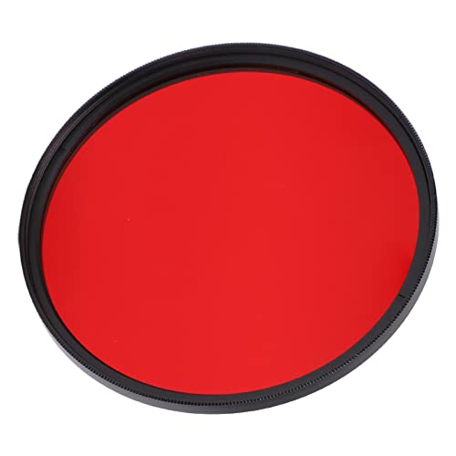 Rote Kameralinsenfilter, Ölbeständige Mehrschichtbeschichtung wasserdichte Rotfilter für DSLR-Kamera(77mm) von OKAT