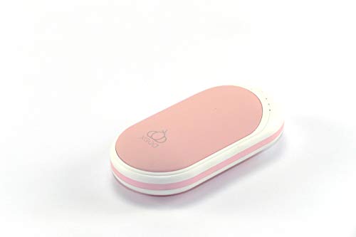 OKCS Wiederaufladbarer Handwärmer - 5200 mAH und 2A elektronischer Taschenwärmer Powerbank Mini-Design externer Akku USB Portable kompatibel mit, Galaxy etc. - Babyrosa von OKCS