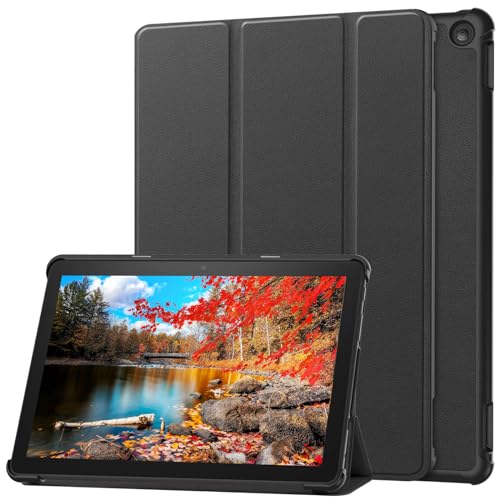 OKESYO Hülle für Amazon Fire HD 10 Tablet 13. Generation 2023 Soft PU Leder Case, PC Schutzhülle für Fire HD Tablet 10 2023 mit Auto Wake/Sleep und Ständerfunktion, 10.1" von OKESYO