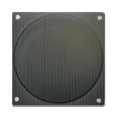 80 mm Stahlgitter-Filter/Grill, schwarz von OKGEAR