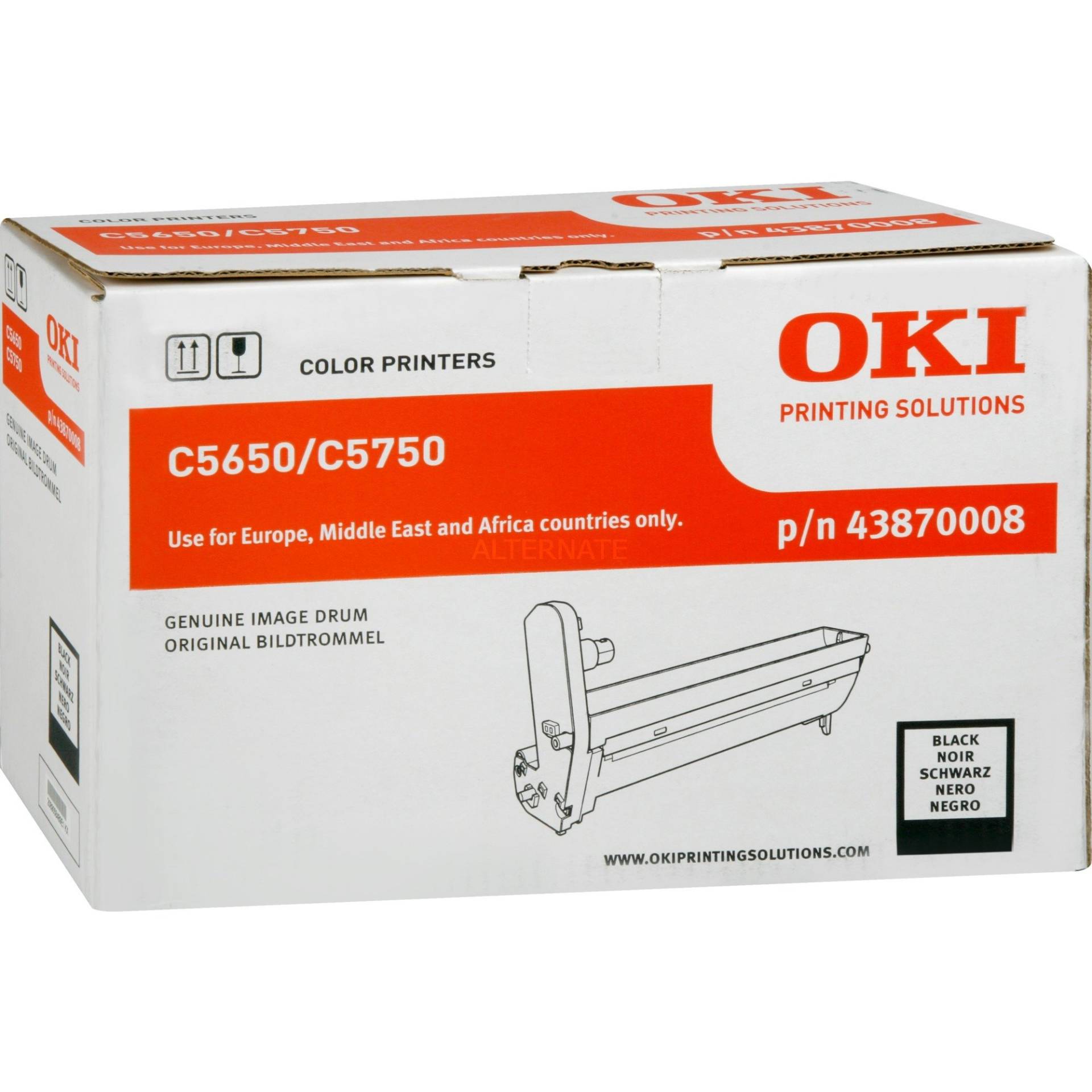 Bildtrommeleinheit Schwarz 43870008 Bildtrommeleinheit Schwarz 43870008 von OKI