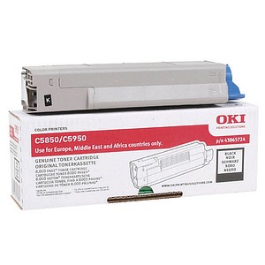 OKI 43865724 schwarz Toner OKI 43865724 schwarz Toner von OKI
