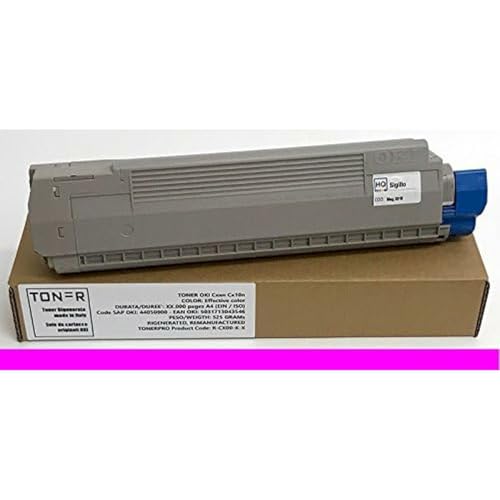 OKI 44643002 C801/C821 Tonerkartusche 7.300 Seiten, magenta von OKI