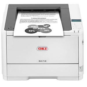 OKI B412dn Laserdrucker grau OKI B412dn Laserdrucker grau von OKI