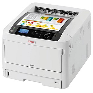 OKI C824dn Farb-Laserdrucker grau von OKI