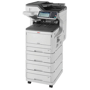 OKI MC853dnv 4 in 1 Farblaser-Multifunktionsdrucker grau von OKI