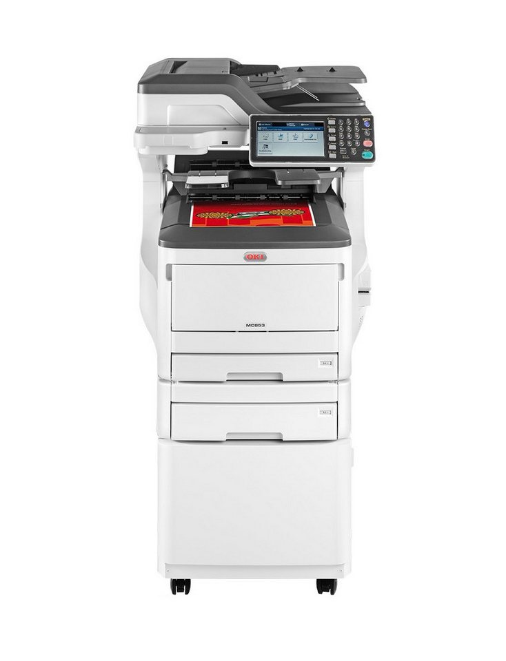 OKI Oki MC853dnct A3 Colorlaserdrucker/Scanner/Kopierer/Fax Multifunktionsdrucker von OKI