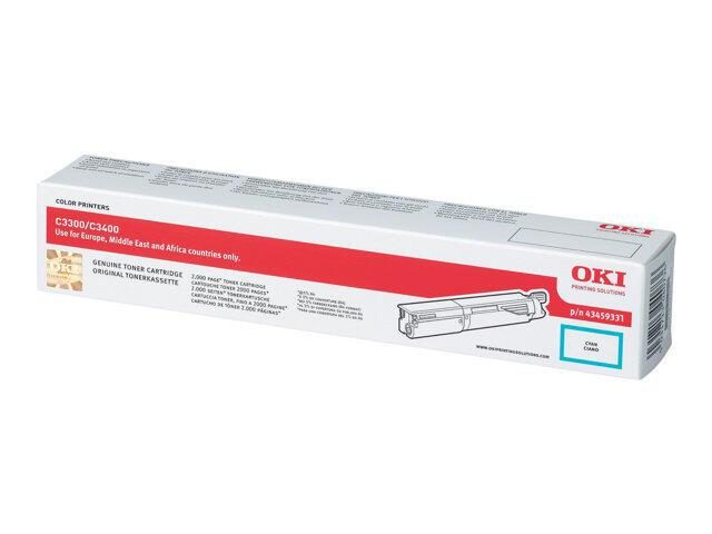 OKI Original Toner cyan 2.500 Seiten (43459331) von OKI