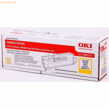 OKI Toner Oki C5850/C5950 gelb OKI Toner Oki C5850/C5950 gelb von OKI