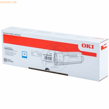 Oki Toner-Kit OKI 45862839 cyan von OKI
