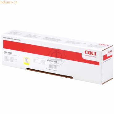Oki Toner Original Oki C801 gelb von OKI