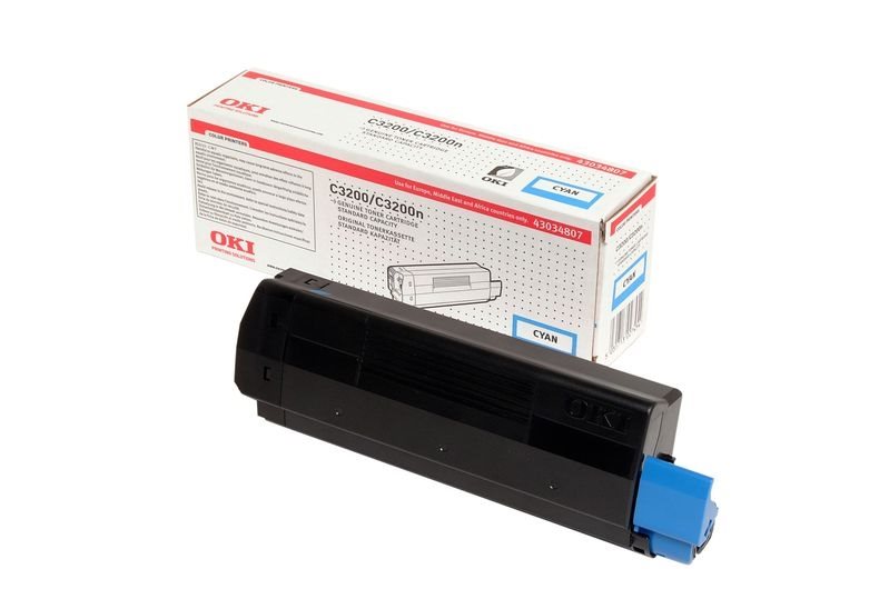 Oki Toner cyan für C3200, 43034807 von OKI