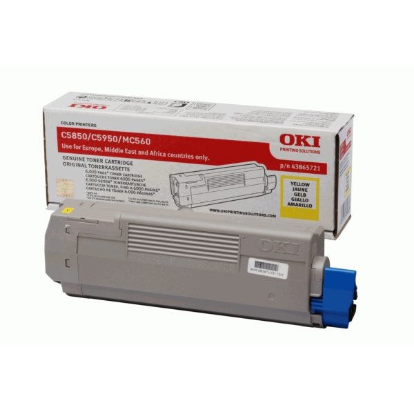 Original OKI 43865721 Toner gelb Original OKI 43865721 Toner gelb von OKI