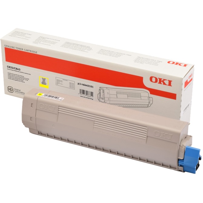 Toner gelb 46443101 von OKI