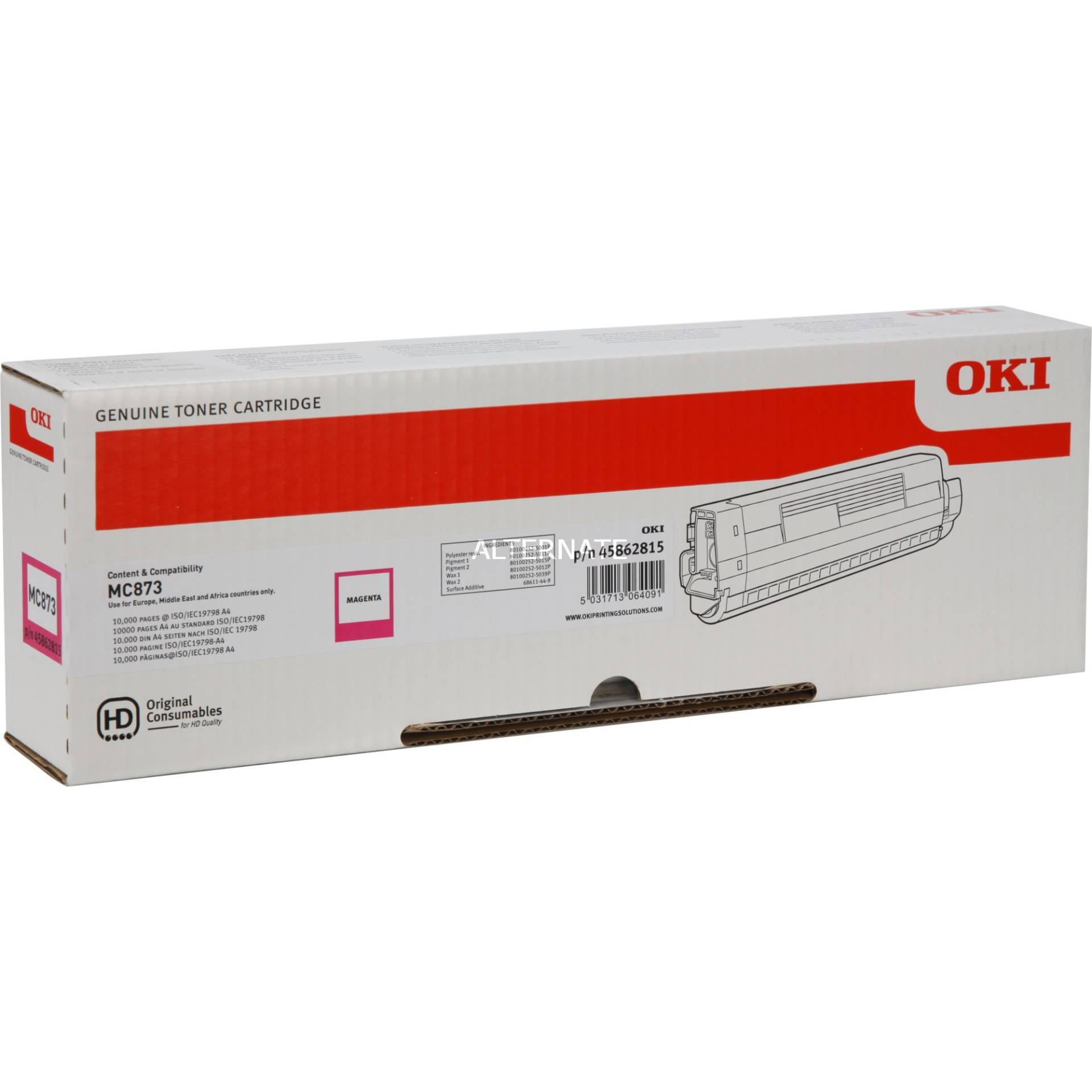 Toner magenta 45862815 Toner magenta 45862815 von OKI