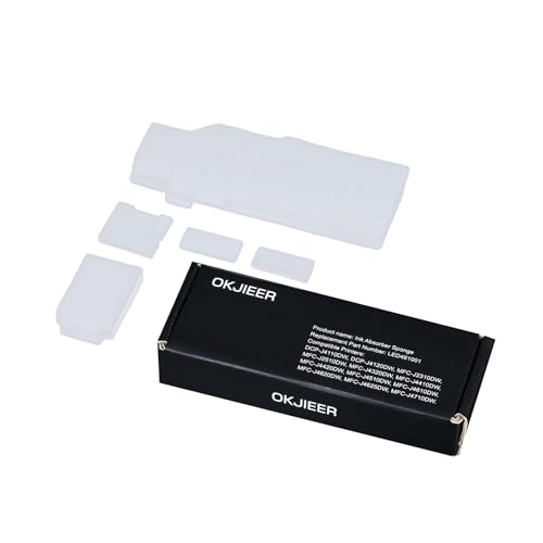OKJIEER Tintenabsorber-Schwamm LET433001 für Brother DCP-J4110DW J4120DW MFC-J2310DW J2510DW J4320DW J4410DW J4420DW J4510DW J4610DW J4620DW J4625DW J4710 von OKJIEER