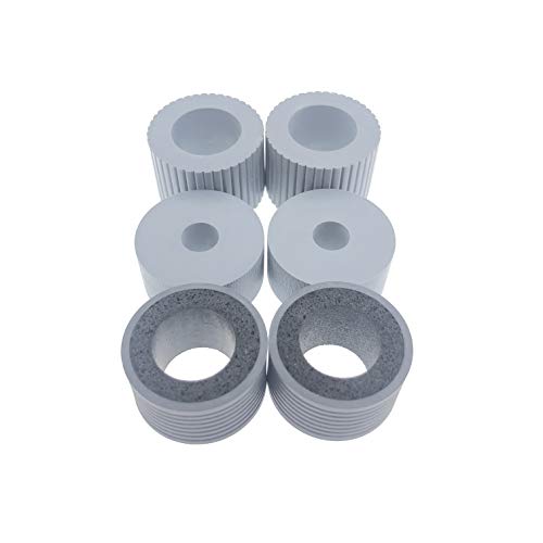 OKLILI PA03338-K011 & PA03576-K010 Scanner Pickup Pick Roller + Bremse Roller Reifenset kompatibel mit Fujitsu fi-6670 fi-6670A fi-6770 fi-6770A fi-5750s von OKLILI