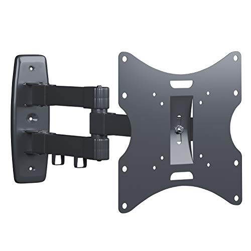 OKSI TV-Wandhalterung Fit für Fernseher und Monitore 23 Zoll (60 cm) - 42 Zoll (107 cm) Bewegungsneigung +/- 20degree max Wandabstand 35 cm TV-Halterung Kompatibel VESA 75x75-200x200 Schwarz 10832 von OKSI