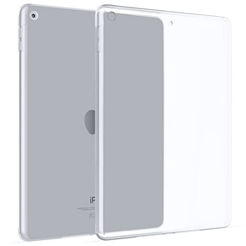 Okuli Hülle Kompatibel mit Apple iPad (10.2) (2019-2020) - Transparent Silikon Cover Case Schutzhülle in Klar von OKULI