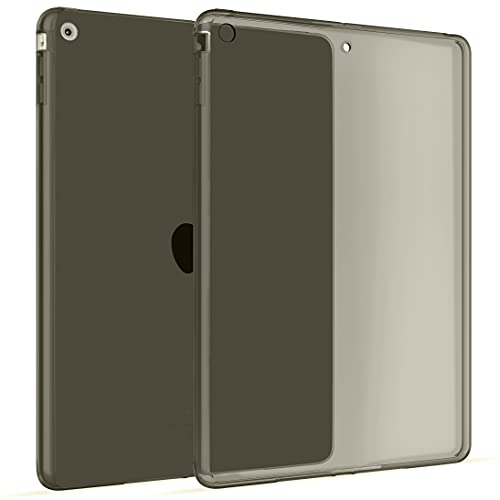 Okuli Hülle Kompatibel mit Apple iPad Air 1 - Transparent Silikon Cover Case Schutzhülle in Schwarz von OKULI