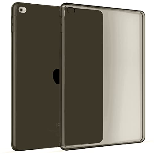 Okuli Hülle Kompatibel mit Apple iPad Air 2 - Transparent Silikon Cover Case Schutzhülle in Schwarz von OKULI
