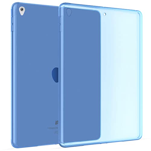 Okuli Hülle Kompatibel mit Apple iPad Air 3 & Pro (10.5) - Transparent Silikon Cover Case Schutzhülle in Blau von OKULI