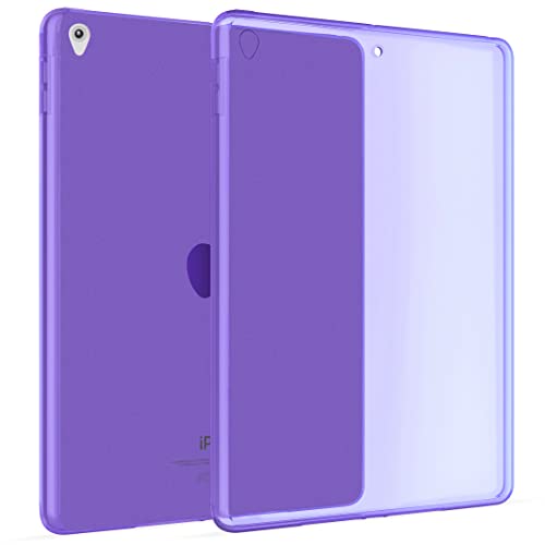 Okuli Hülle Kompatibel mit Apple iPad Air 3 & Pro (10.5) - Transparent Silikon Cover Case Schutzhülle in Lila von OKULI