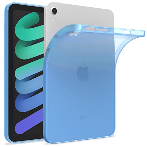 Okuli Hülle Kompatibel mit Apple iPad Air 4 (10.9) - Transparent Silikon Cover Case Schutzhülle in Blau von OKULI
