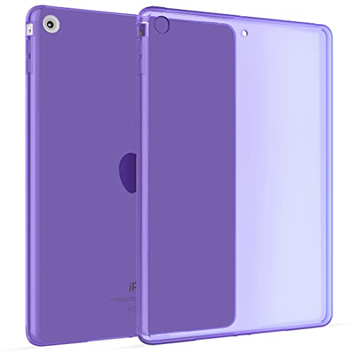 Okuli Hülle Kompatibel mit Apple iPad Mini 1, Mini 2, Mini 3 - Transparent Silikon Cover Case Schutzhülle in Lila von OKULI