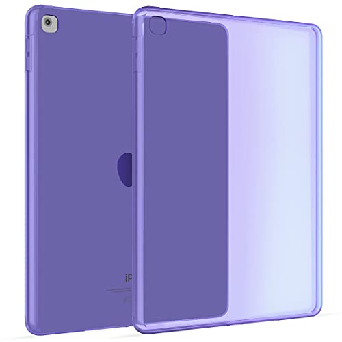 Okuli Hülle Kompatibel mit Apple iPad Mini 4 & Mini 5 - Transparent Silikon Cover Case Schutzhülle in Lila von OKULI