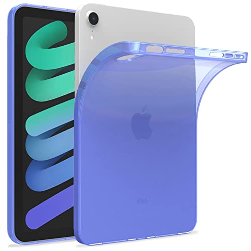 Okuli Hülle Kompatibel mit Apple iPad Mini 6 (2021) - Transparent Silikon Cover Case Schutzhülle in Lila von OKULI